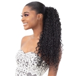 Glamourtress, wigs, weaves, braids, half wigs, full cap, hair, lace front, hair extension, nicki minaj style, Brazilian hair, crochet, hairdo, wig tape, remy hair, Lace Front Wigs, Shake N Go Organique Pony Pro Mastermix Pony Express Wrap - MALI CURL