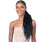 Glamourtress, wigs, weaves, braids, half wigs, full cap, hair, lace front, hair extension, nicki minaj style, Brazilian hair, crochet, hairdo, wig tape, remy hair, Lace Front Wigs, Shake-N-Go Synthetic Organique Pony Pro Ponytail - BODY WAVE 24"