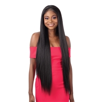 Glamourtress, wigs, weaves, braids, half wigs, full cap, hair, lace front, hair extension, nicki minaj style, Brazilian hair, crochet, hairdo, wig tape, remy hair, Lace Front Wigs, Milky Way Weave - ORGANIQUE YAKY STRAIGHT 4PCS ( 24/26/28 + 4x4 CLOSURE )