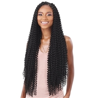 Glamourtress, wigs, weaves, braids, half wigs, full cap, hair, lace front, hair extension, nicki minaj style, Brazilian hair, crochet, hairdo, wig tape, remy hair, Lace Front Wigs, Remy Hair, Freetress Synthetic Braid - WATER WAVE EXTRA LONG