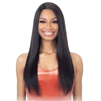 Glamourtress, wigs, weaves, braids, half wigs, full cap, hair, lace front, hair extension, nicki minaj style, Brazilian hair, crochet, hairdo, wig tape, remy hair, Lace Front Wigs, Remy Hair, Saga 100% Human Hair 5" R-Part Lace Front Wig - MANALI