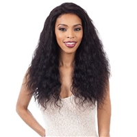 Glamourtress, wigs, weaves, braids, half wigs, full cap, hair, lace front, hair extension, nicki minaj style, Brazilian hair, crochet, hairdo, wig tape, remy hair, Lace Front Wigs, Naked Brazilian Natural Wet & Wavy Human Hair Lace Front Wig - Loose Deep