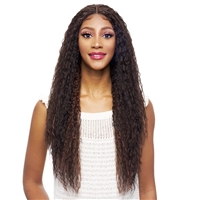 Glamourtress, wigs, weaves, braids, half wigs, full cap, hair, lace front, hair extension, nicki minaj style, Brazilian hair, crochet, hairdo, wig tape, remy hair, Vanessa Synthetic HD Deep Middle Part Lace Wig - MIST INKY