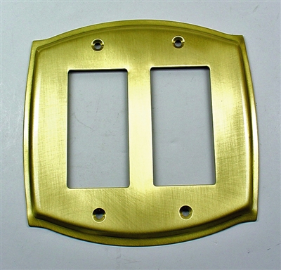 Round Double GFCI Plate
