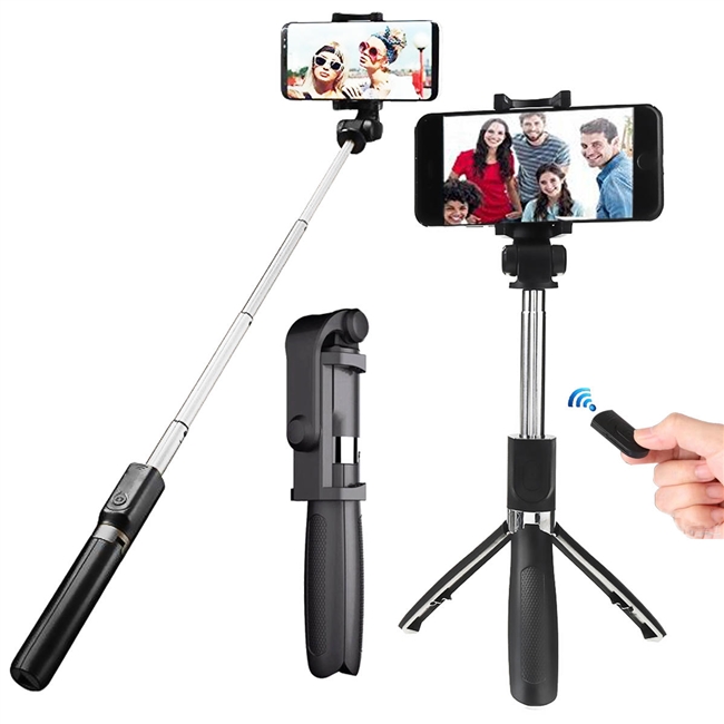 L01 3in1 Handheld Extendable Bluetooth Selfie Stick Tripod