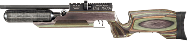 HM1000X Mini LRT Rifle .22 cal w/ Camo Laminate, RH Action