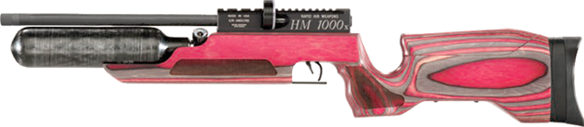 HM1000X Mini LRT Rifle .22 cal w/ Red Laminate, RH Action