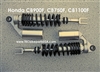TEC Adjustable Remote Reservoir Shocks for Honda CB750F CB900F CB1100F