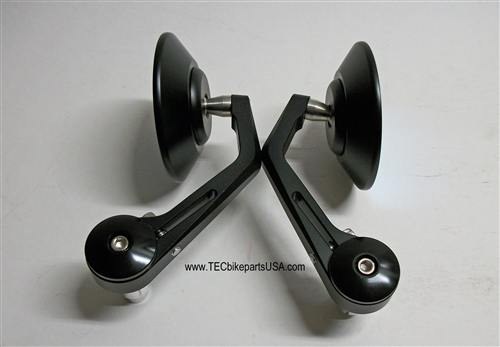 TEC Clamp-On CNC Round Bar End Mirrors
