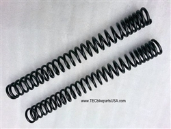 TEC Progressive Rate Fork Springs & Spacers for Triumph Speed Twin