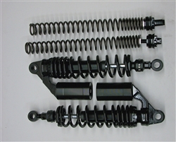 TEC Black Front and Rear Adjustable Suspension Kit for Triumph T100