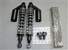 TEC Black/Chrome Front and Rear Adjustable Suspension Kit for Triumph Street Cup