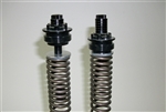 TEC Front Fork Upgrade Kit for Triumph Bonneville and SE featuring adjustable ride height and progressive rate springs