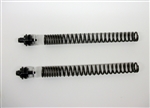 TEC Front Fork Upgrade Kit for Triumph Street Scrambler, featuring adjustable ride height and progressive rate springs