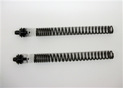 TEC Front Fork Upgrade Kit for Triumph Street Scrambler, featuring adjustable ride height and progressive rate springs