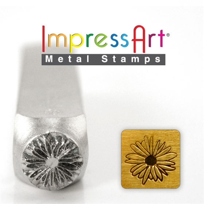 Impress Art Large Daisy Metal Design Stamp - SGSC1514-J-9.5MM