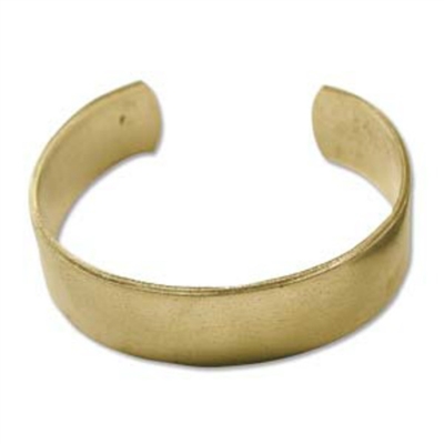 Brass 3/4" Bracelet Metal Stamping Cuff - 1 Piece - SG-CUFF.75