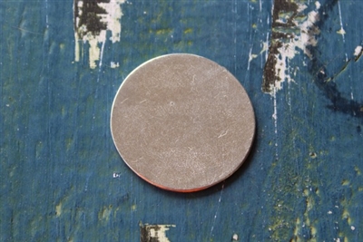 Pewter 1 1/4" Circle Metal Stamping Blank - 1 Piece - SG139.1472