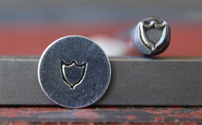 Police Badge Metal Design Stamp - SGA-58