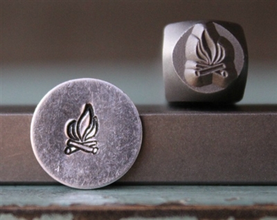 A Supply Guy Design - Campfire Metal Design Stamp - SGCH-103