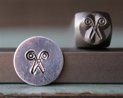 A Supply Guy Design - Scissors Metal Design Stamp - SGCH-104
