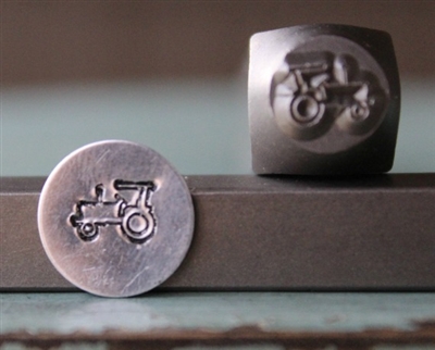 A Supply Guy Design - Farmer Tractor Metal Design Stamp - SGCH-108
