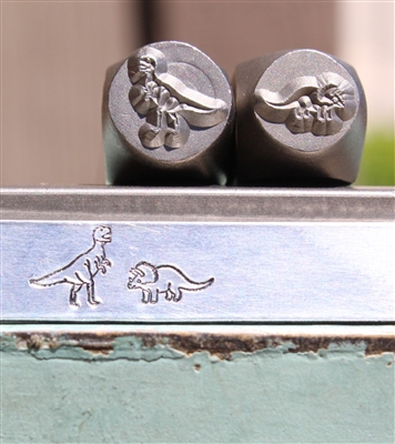 A Supply Guy Design - 8mm Dinosaur Metal Design 2 Stamp Set- SGCH-117532