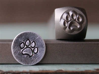 A Supply Guy Design - Large Dog Paw Metal Design Stamp - SGCH-120