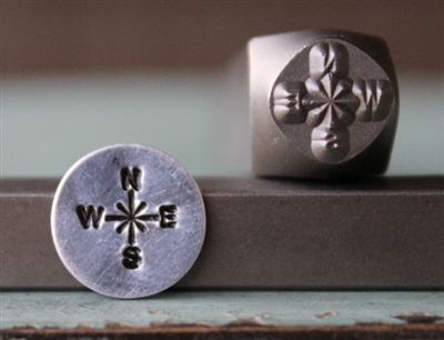 A Supply Guy Design - Medium Compass Metal Design Stamp - SGCH-122