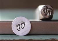 A Supply Guy Design - Baby Feet Metal Design Stamp - SGCH-138