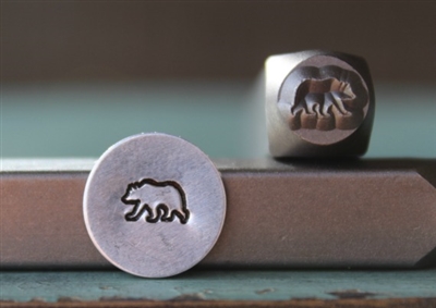 A Supply Guy Design - Grizzly Bear Metal Design Stamp - SGCH-142