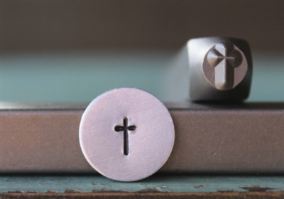 A Supply Guy Design - Simple Cross Metal Design Stamp - SGCH-144