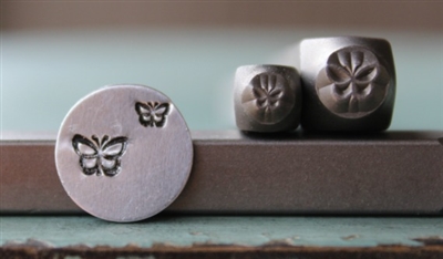 A Supply Guy Design - Butterfly 2 Pack Metal Design Stamp Set - SGCH-145146