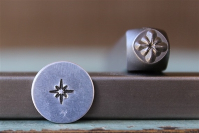 A Supply Guy Design - Twinkle Star Design Metal Design Stamp - SGCH-158