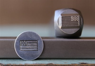A Supply Guy Design - American Flag Design Metal Design Stamp - SGCH-160
