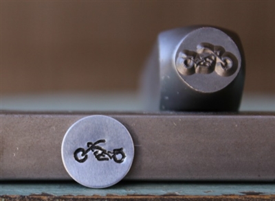A Supply Guy Design - Motorcycle Design Metal Design Stamp - SGCH-165