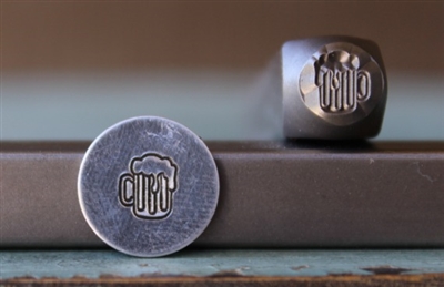 A Supply Guy Design - Beer Mug Design Metal Design Stamp - SGCH-168