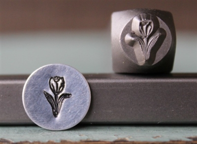 A Supply Guy Design - Tulip Flower Metal Design Stamp - SGCH-176