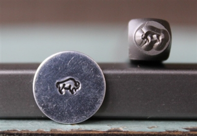 A Supply Guy Design - Mini Buffalo Metal Design Stamp - SGCH-187