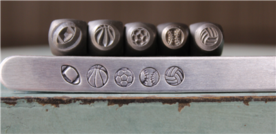 A Supply Guy Design - 5mm and 6mm Sport Metal Design 5 Stamp Set - SGCH-188236245311426