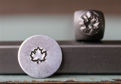 A Supply Guy Design - Maple Leaf Metal Design Stamp - SGCH-189