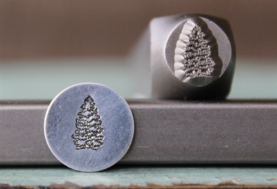 A Supply Guy Design - Pine Tree Metal Design Stamp - SGCH-198