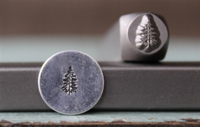 A Supply Guy Design - Pine Tree Metal Design Stamp - SGCH-200