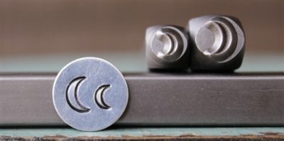 Brand New Supply Guy Design - Quarter Moon Metal Design 2 Stamp Set - SGCH-202203