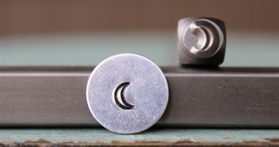 Brand New Supply Guy Design - 4mm Quarter Moon Metal Design Stamp - SGCH-203