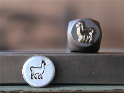 Brand New Supply Guy Design - 7mm Llama Metal Design Stamp - SGCH-220