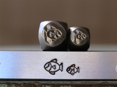 Brand New Supply Guy Design - 4mm and 6mm Fat Fish Metal Design 2 Stamp Set - SGCH-221222