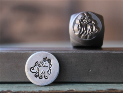 Brand New Supply Guy Design - 8mm Unicorn Metal Design Stamp - SGCH-225