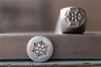 Brand New Supply Guy Design - 8mm Snowflake Metal Design Stamp - SGCH-258