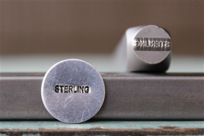Brand New Supply Guy Design - 1mm x7mm STERLING Marking Word Metal Design Stamp - SGCH-263
